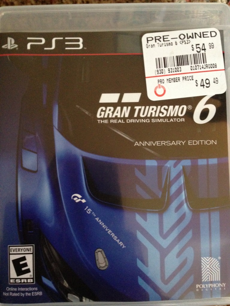 Gran Turismo 6 cover