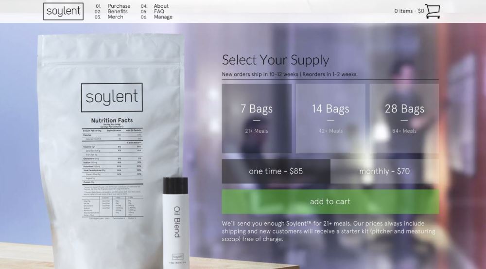 Soylent website