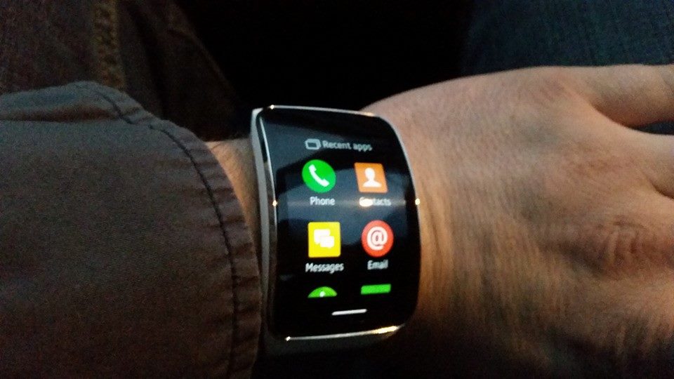 galaxy gear s menu