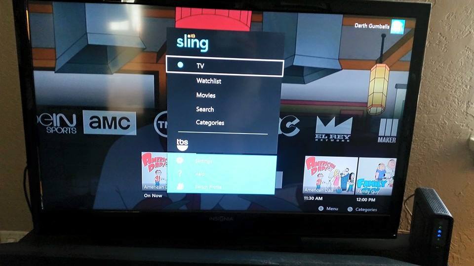 sling tv xbox one