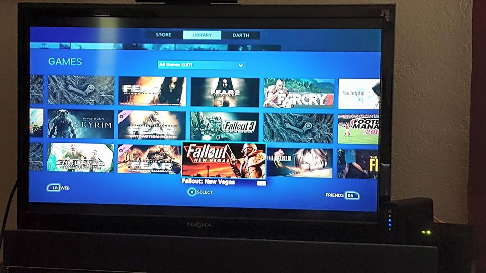 Steam big picture mode