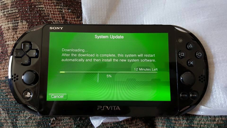 Playstation Vita update