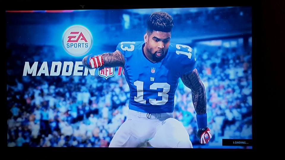 Madden 16 title screen