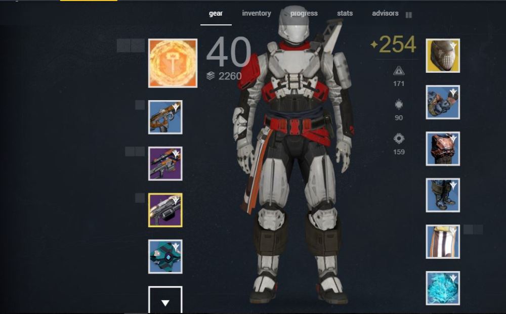 Destiny gear