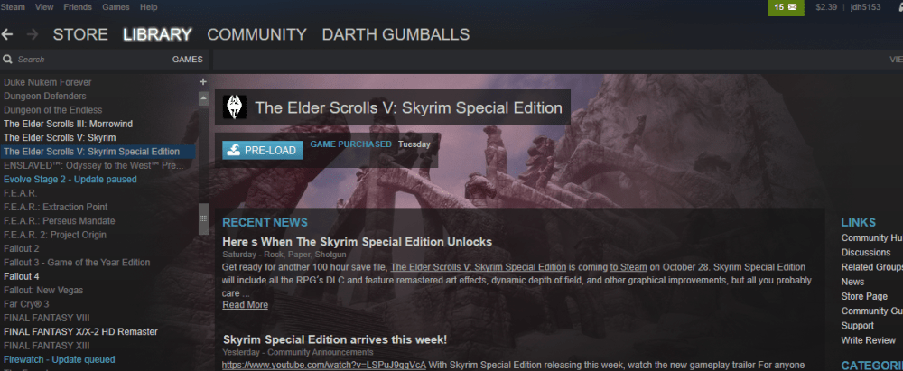 Skyrim Special Edition Steam